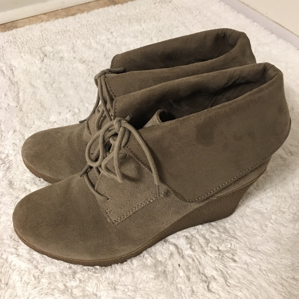 Mia wedge booties